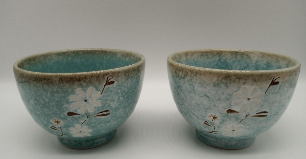 Vintage ICHI Ceramic Sake Sauce Small Rice Bowl - Japan